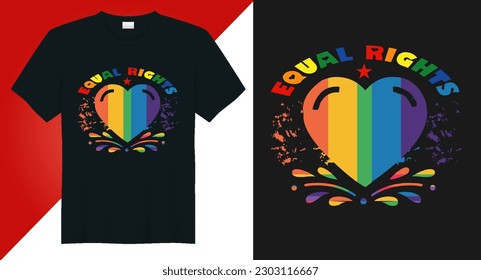 Happy lgbt pride day, pride day typography vector
t shirt design graphic,