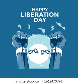 Happy Liberation Day Vector Illustration