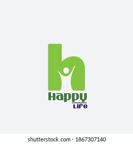 happy life logo design for a company