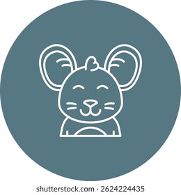 Happy Line vetor Icon Design