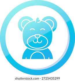 Happy Line vector Icon Design