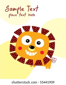 happy lion tag