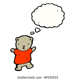 happy little bear cartoon