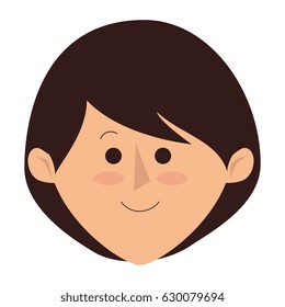 happy little boy character