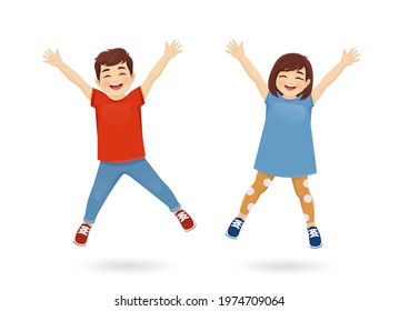 72,689 Boy and girl jumping Images, Stock Photos & Vectors | Shutterstock