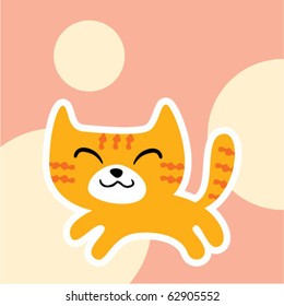 happy little cat