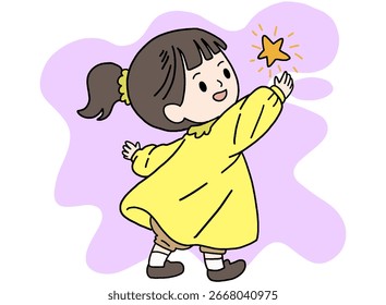 Un niño pequeño feliz jugando, archivo de Vector, diseño fresco y único, perfecto para sus necesidades de diseño