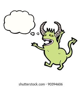 happy little devil cartoon
