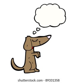 happy little dog cartoon