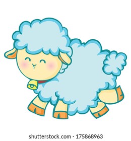 happy little lamb