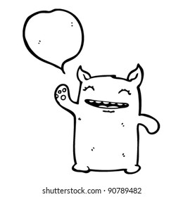 happy little magical creature,