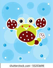 happy lobster doodle
