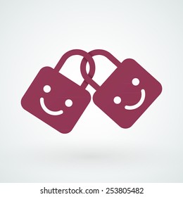 Happy locks together