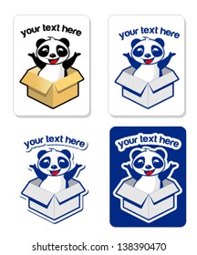 happy logo vector sticker
