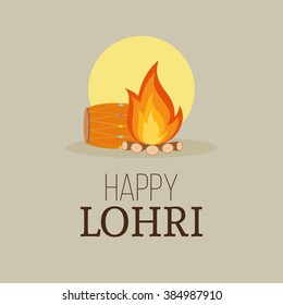 happy lohri background