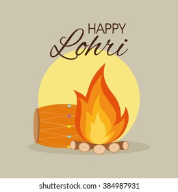 happy lohri background