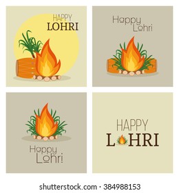 happy lohri background