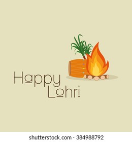 happy lohri background