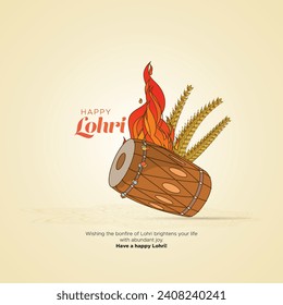 happy Lohri wishes greeting social media post