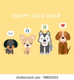 Happy Lovely Dog Year