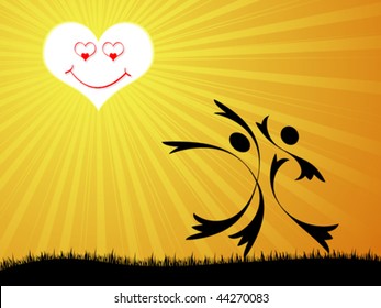 happy lovers