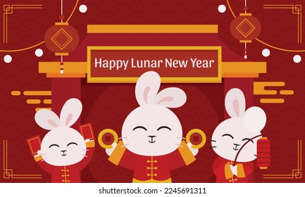 Happy Lunar New Year of Rabbit