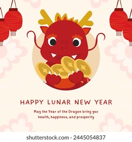 Happy lunar Year 2024 - Dragon year