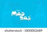 Happy Madras Day Creative Design (its celebrated in Madras city of India)