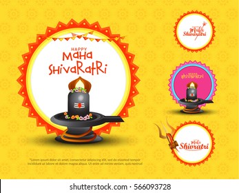 Happy Maha Shivaratri Background.