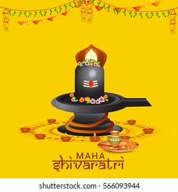 Happy Maha Shivaratri Background.