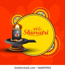 Happy Maha Shivaratri Background.