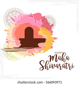 Happy Maha Shivaratri Background.