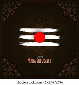 Happy Maha Shivratri ethnic cultural background