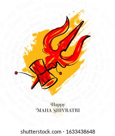 Happy Maha Shivratri Festival Background Vector Illustration