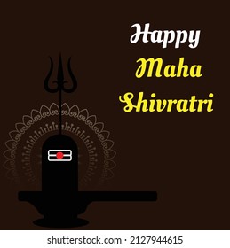 Happy Maha Shivratri Festival Vector Design
