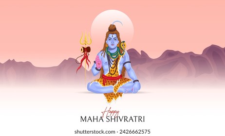 Happy Maha Shivratri | Maha Shivaratri Wishes | Happy Maha Shivratri Social Media Post | Shivratri Web Banner, Story, Print 