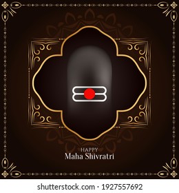 Happy Maha Shivratri traditional festival background