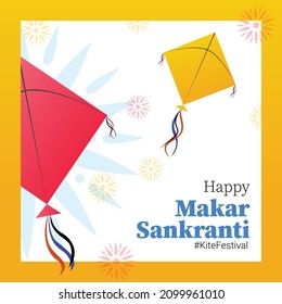 Happy Makar Sankranti 2022 Fighter Kite Festival