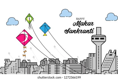 Happy Makar Sankranti (Kite festival)