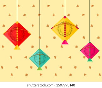 Happy Makar Sankranti or Kite Festival wallpaper
