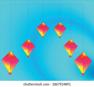 Happy makarsankranti mit schönem Hintergrund
