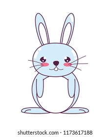 happy male rabbit cute animal