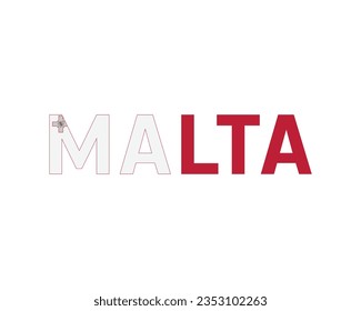 Happy Malta Independence day, Malta Independence day, Malta, Malta Flag, 21st September, 21 September, Independence, National Day, National Flag, Vector Design, Flag, Typographic Design Editable Eps