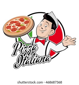 1,081 Pizza man clip art Images, Stock Photos & Vectors | Shutterstock