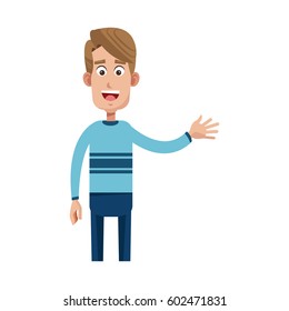 happy man cartoon