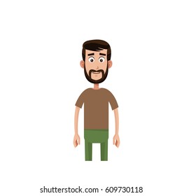 happy man cartoon