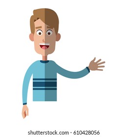 happy man cartoon