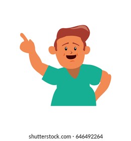Happy man cartoon