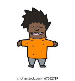 happy man cartoon