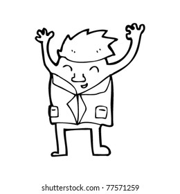 happy man cartoon
